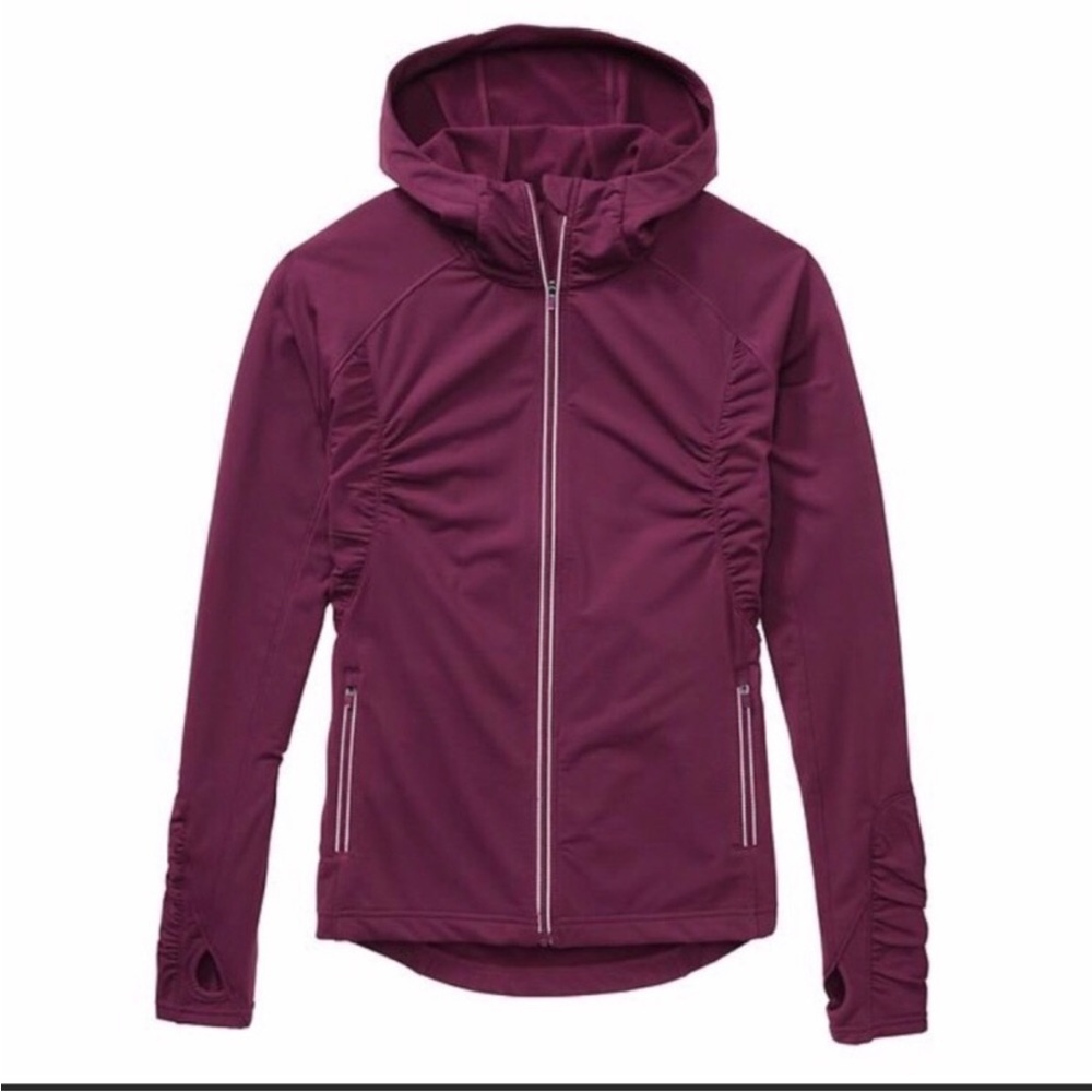 Athleta Half Mile Hoodie Jacket Full Zip Sz S